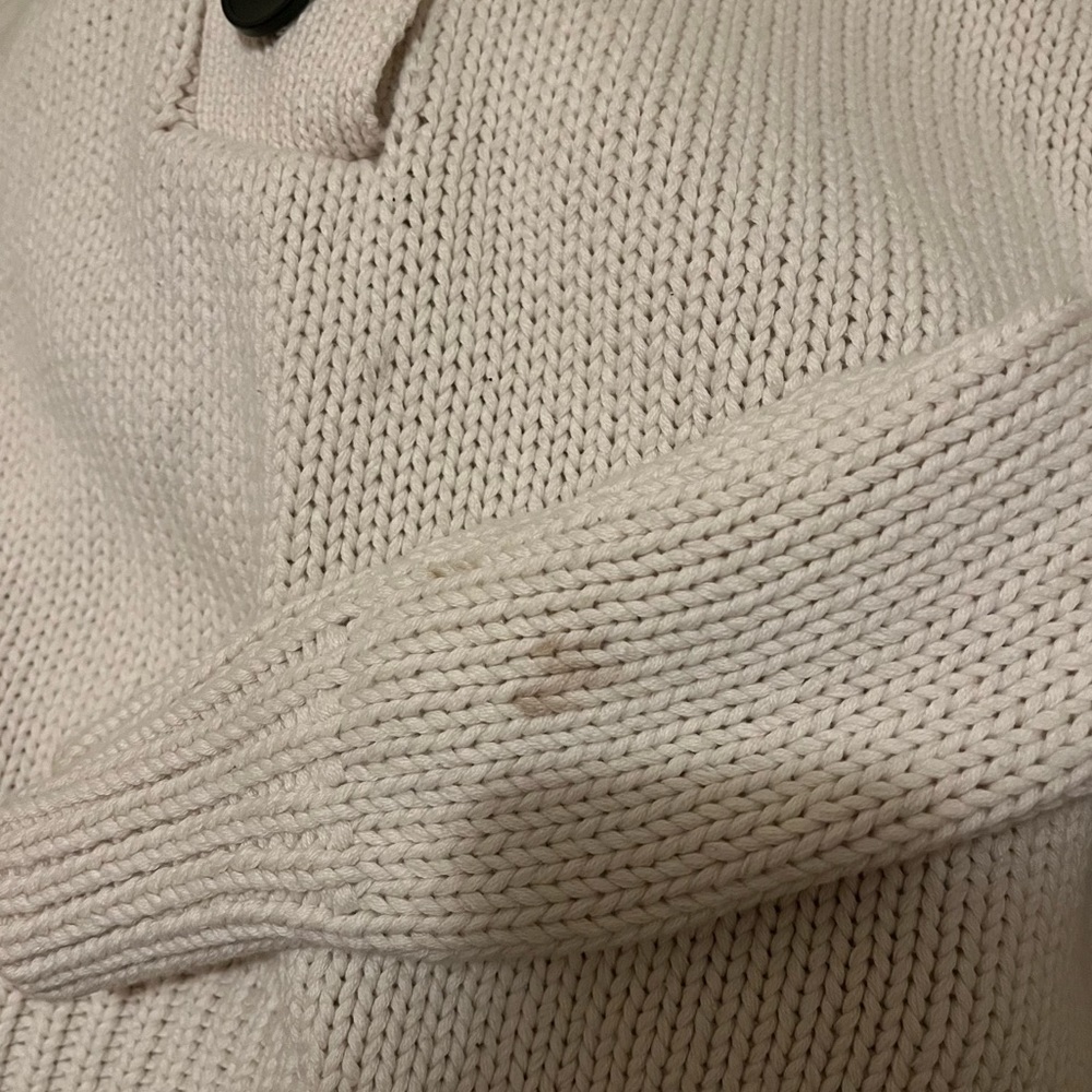 Bassike Oversized Polo Neck Knit Sweater - Picture 7 of 8